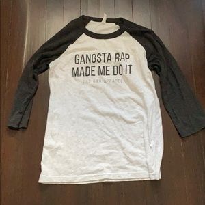 Fat Bar Apparel shirt. XS. 3/4 sleeve.